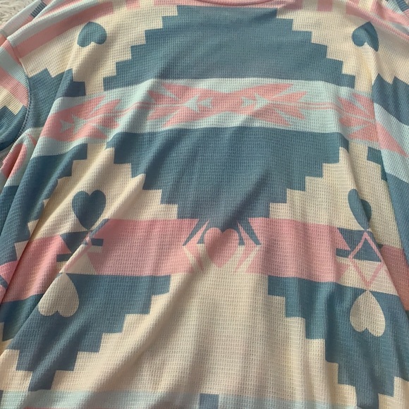 Wildfox Aztec thermal waffle tee women’s Xsmall - Picture 6 of 9